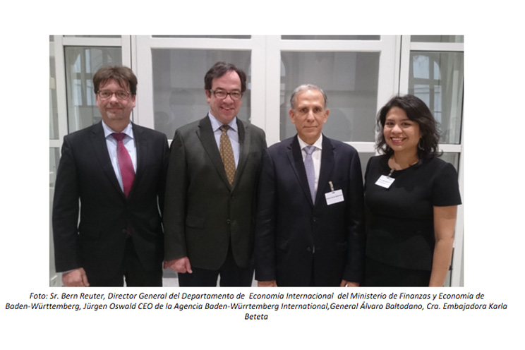 Nicaragua presenta oportunidades de inversión a empresarios alemanes de la región de Baden-Württemberg