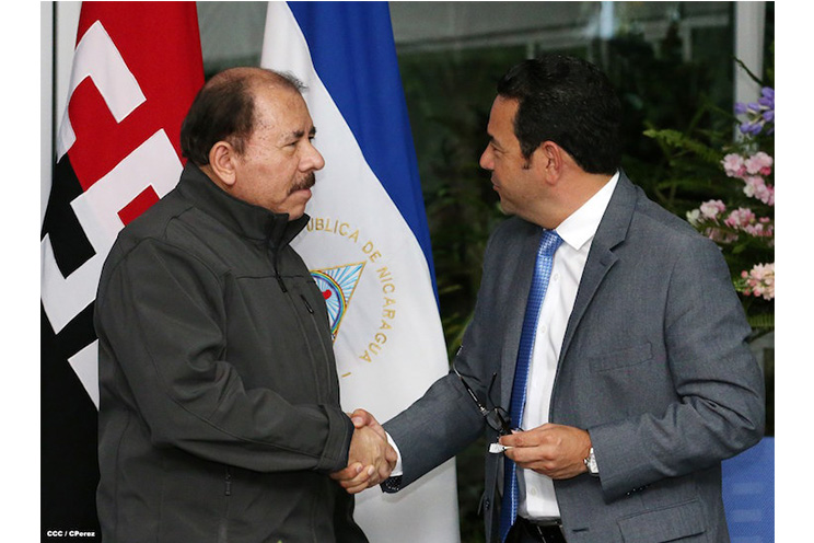 Daniel y Rosario se reúnen con presidente electo de Guatemala, Jimmy Morales