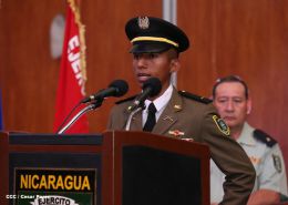 Daniel y Rosario presiden graduación de cadetes del Ejército de Nicaragua