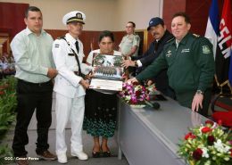 Daniel y Rosario presiden graduación de cadetes del Ejército de Nicaragua