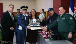 Daniel y Rosario presiden graduación de cadetes del Ejército de Nicaragua