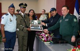 Daniel y Rosario presiden graduación de cadetes del Ejército de Nicaragua