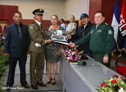 Daniel y Rosario presiden graduación de cadetes del Ejército de Nicaragua