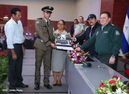 Daniel y Rosario presiden graduación de cadetes del Ejército de Nicaragua