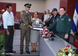Daniel y Rosario presiden graduación de cadetes del Ejército de Nicaragua