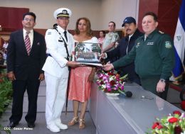 Daniel y Rosario presiden graduación de cadetes del Ejército de Nicaragua