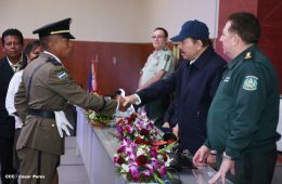 Daniel y Rosario presiden graduación de cadetes del Ejército de Nicaragua