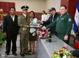 Daniel y Rosario presiden graduación de cadetes del Ejército de Nicaragua