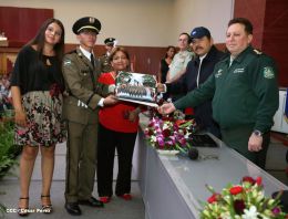 Daniel y Rosario presiden graduación de cadetes del Ejército de Nicaragua