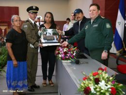 Daniel y Rosario presiden graduación de cadetes del Ejército de Nicaragua