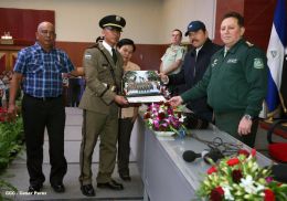 Daniel y Rosario presiden graduación de cadetes del Ejército de Nicaragua