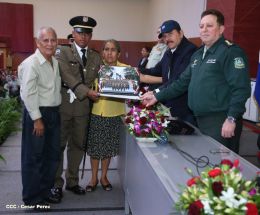 Daniel y Rosario presiden graduación de cadetes del Ejército de Nicaragua