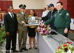 Daniel y Rosario presiden graduación de cadetes del Ejército de Nicaragua