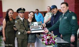 Daniel y Rosario presiden graduación de cadetes del Ejército de Nicaragua