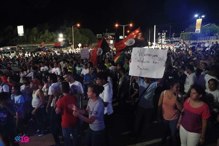 ¡NICARAGUA ESTÁ CON VOS, EVO!