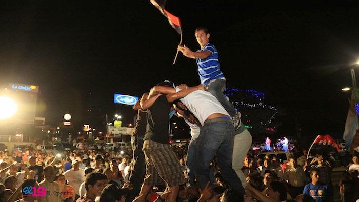 ¡NICARAGUA ESTÁ CON VOS, EVO!