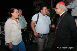 Cardenal Brenes inaugura la celebración de la Purísima con el grito de “¿Quién Causa Tanta Alegría?”