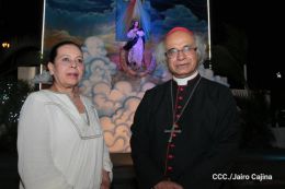 Cardenal Brenes inaugura la celebración de la Purísima con el grito de “¿Quién Causa Tanta Alegría?”