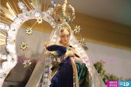 Cardenal Miguel Obando y Bravo le canta a la Purísima junto a la feligresía