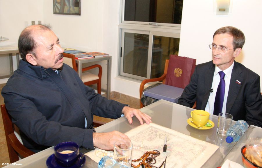 Presidente Daniel se reúne con Vicepresidente de la Duma Estatal de la Asamblea Federal de Rusia