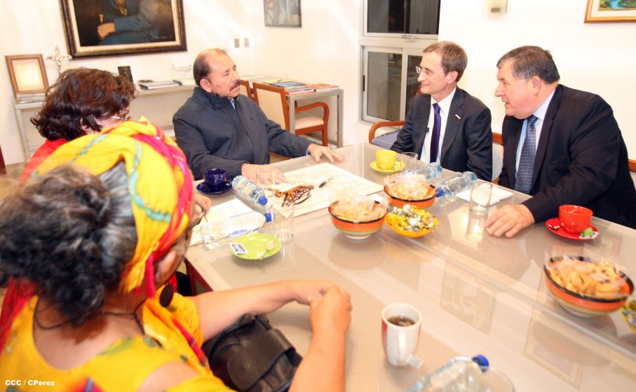 Presidente Daniel se reúne con Vicepresidente de la Duma Estatal de la Asamblea Federal de Rusia