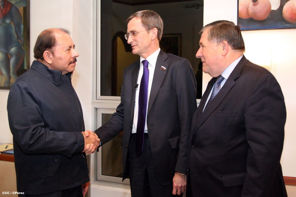 Presidente Daniel se reúne con Vicepresidente de la Duma Estatal de la Asamblea Federal de Rusia