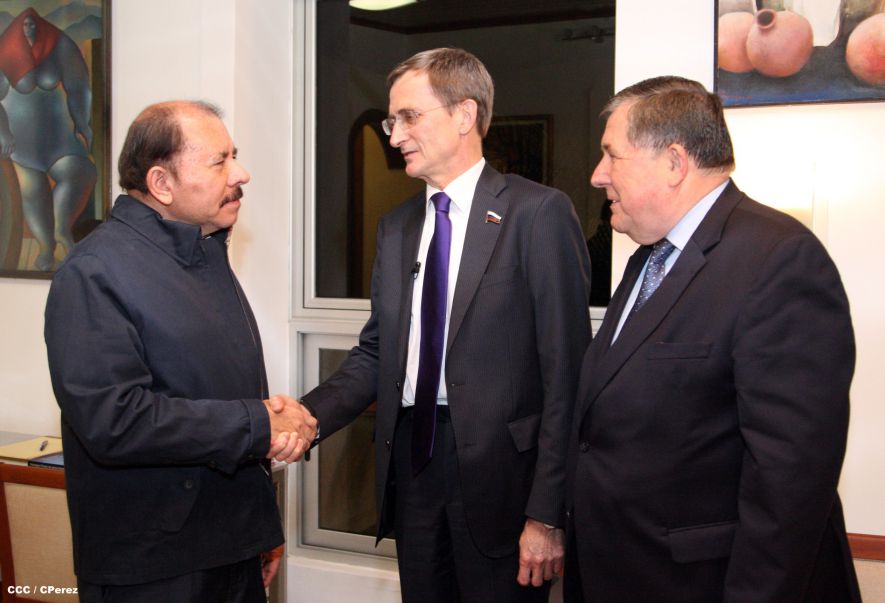 Presidente Daniel se reúne con Vicepresidente de la Duma Estatal de la Asamblea Federal de Rusia