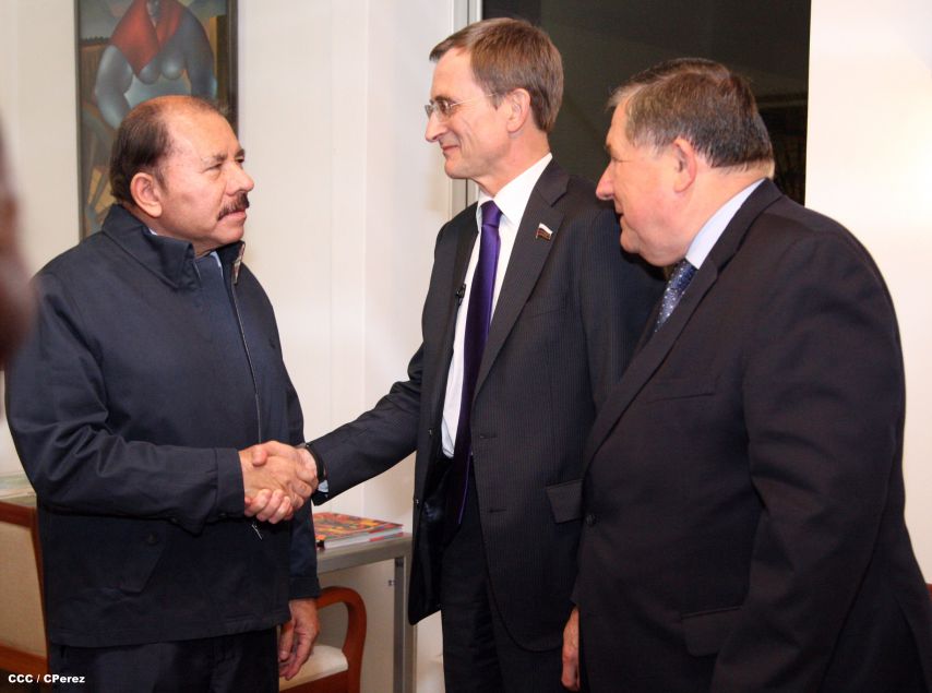 Presidente Daniel se reúne con Vicepresidente de la Duma Estatal de la Asamblea Federal de Rusia