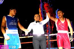 Amena velada boxística en Paseo de los Estudiantes