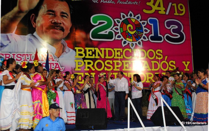 Nindirí participa en 34 Aniversario del Repliegue