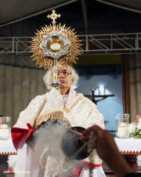 Un mar de católicos participan en primera misa del 2016