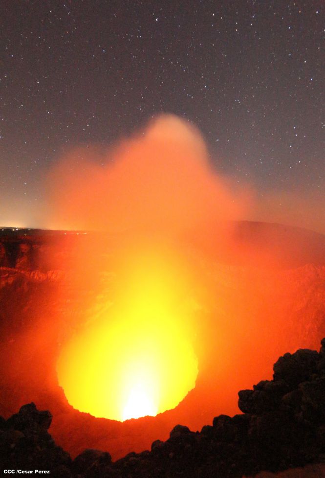 Impresionantes imágenes del Volcán Masaya