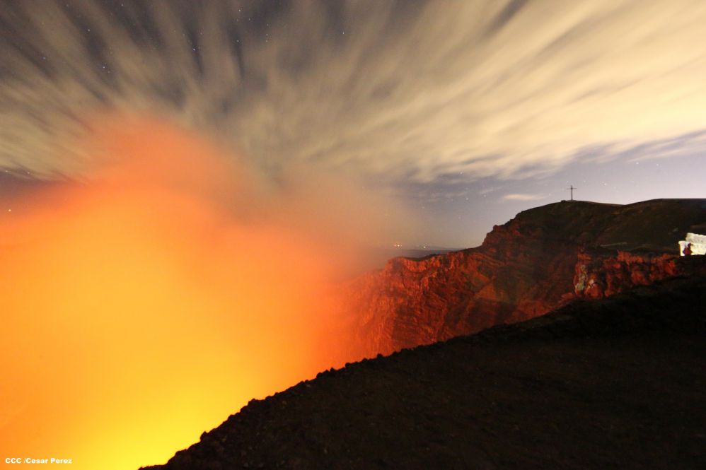Impresionantes imágenes del Volcán Masaya