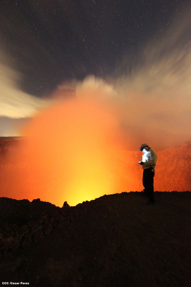 Impresionantes imágenes del Volcán Masaya