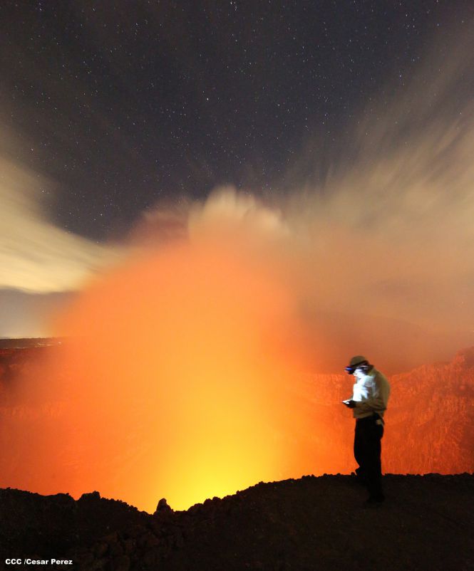 Impresionantes imágenes del Volcán Masaya