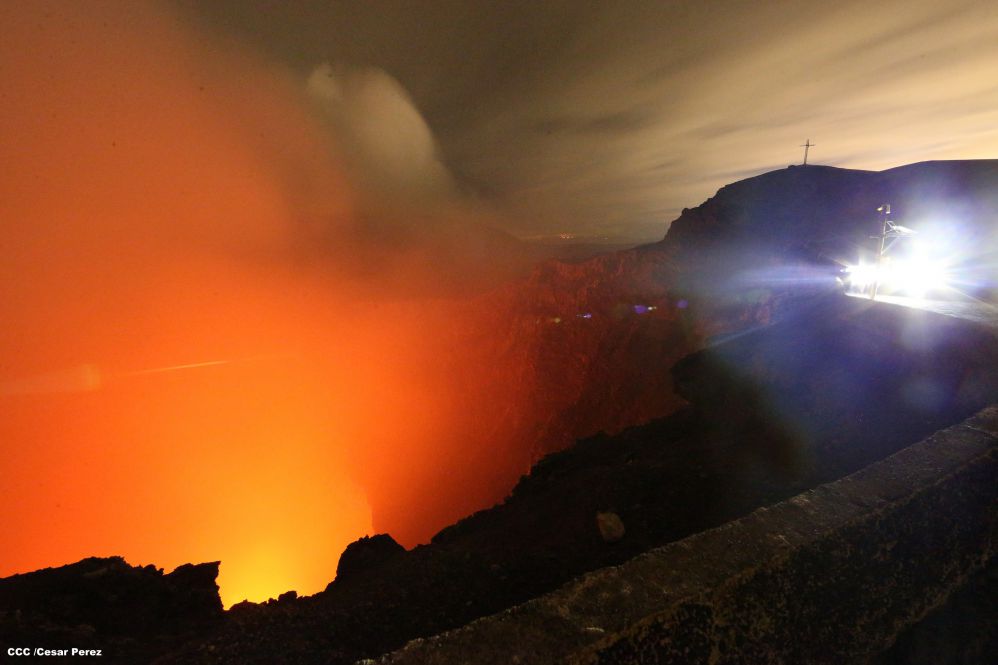 Impresionantes imágenes del Volcán Masaya