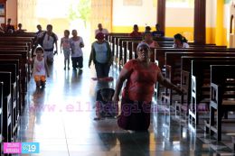 Llegan peregrinación a El Sauce en devoción por el Señor de los Milagros