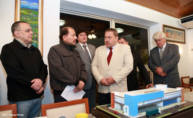 Presidente Daniel se reúne con delegación rusa del Instituto de Vacunas y Sueros de San Petersburgo