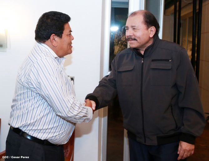 Presidente Daniel se reúne con delegación rusa del Instituto de Vacunas y Sueros de San Petersburgo