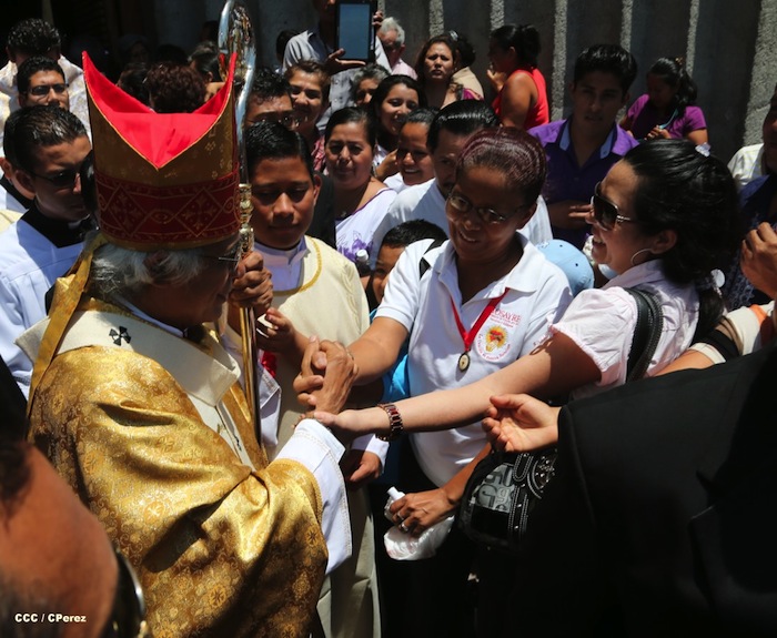Misa Crismal en Catedral de Managua