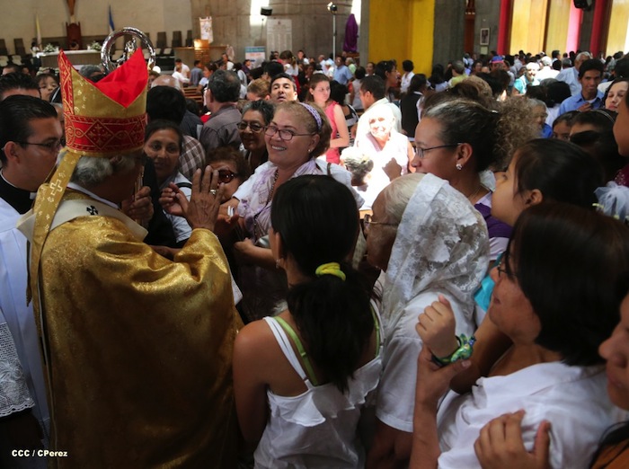 Misa Crismal en Catedral de Managua