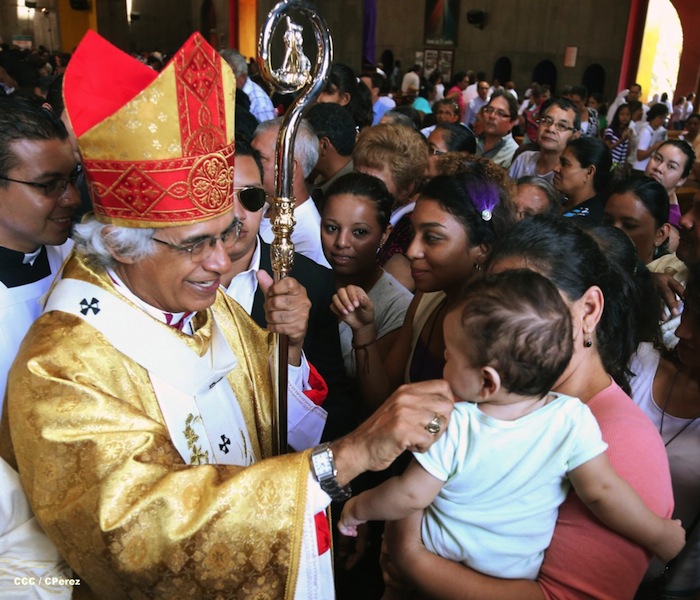 Misa Crismal en Catedral de Managua