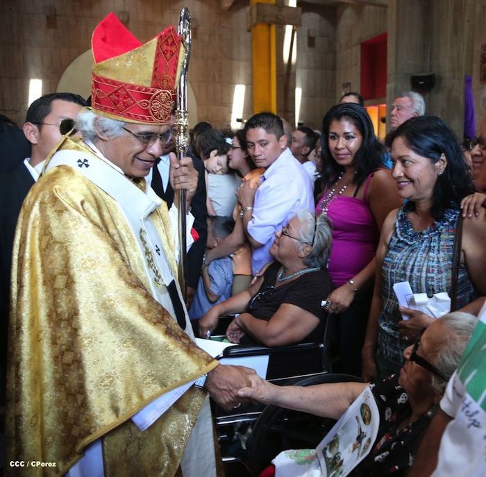Misa Crismal en Catedral de Managua