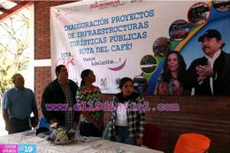 Emprendedores turísticos inauguran tiangue y mirador en la Reserva Miraflor de Estelí