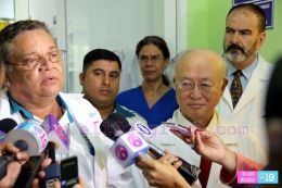 Nicaragua recibe al Director General del OIEA, Yukiya Amano