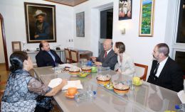 Presidente Daniel se reúne con el Director General del Organismo Internacional de Energía Atómica (OIEA), Yukiya Amano