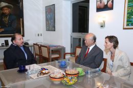 Presidente Daniel se reúne con el Director General del Organismo Internacional de Energía Atómica (OIEA), Yukiya Amano