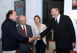 Presidente Daniel se reúne con el Director General del Organismo Internacional de Energía Atómica (OIEA), Yukiya Amano