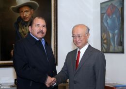 Presidente Daniel se reúne con el Director General del Organismo Internacional de Energía Atómica (OIEA), Yukiya Amano