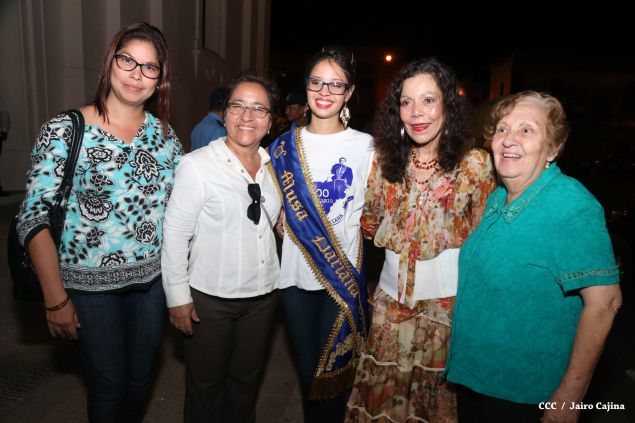 Daniel y Rosario participan en solemne ceremonia del centenario del Inmortal Rubén Darío en León